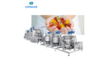 CapsulCN Fully Automatic Health Organics Green Gummy Candy Making Machine Gummy Jelly Candy Production Line1