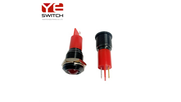 YESWITCH 16mm Waterproof Red LED Signal Indicator