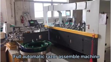 Ningbo Round table barber razor machine assemble line in full automatic1