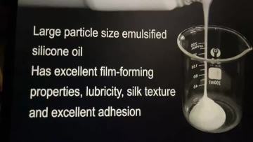 Silicone Emulsion for hair care.2