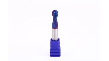Ball nose end mill with Blue nano coating