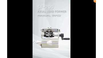 SF-200 Axial Lead Former Manual Taped
