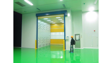  Air shower interlocking PVC high speed doors