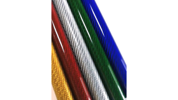 High quality customized mixed color carbon fiber tube1