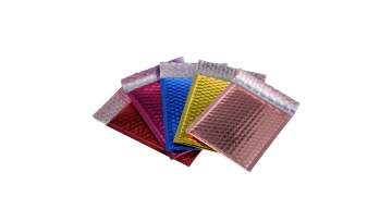 Multi colors metallic bubble mailers