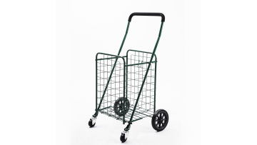 30KGS factory custom portable folding steel wire shopping cart for supermarkets for family use  wire car universal wheel1