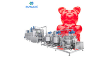 Fully Automatic Multifunctional 3D Vitamin Gummy Bear Pectin Gelatin Machine Starch Jelly Candy Production Line1