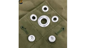 Cotton tarps with grommets