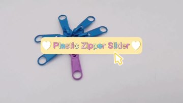 Plastic Zipper Slider