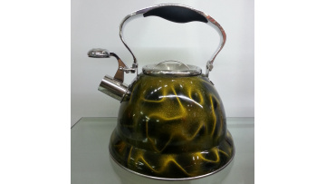 FH-126irregular shape of fluorescent yellow kettle