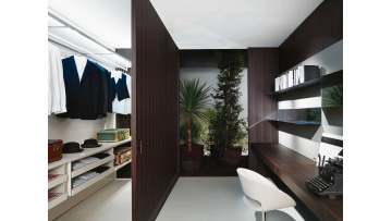 Modern style walk-in closet MFC wardrobe