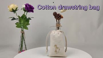  Cotton-canvas Drawstring Bags