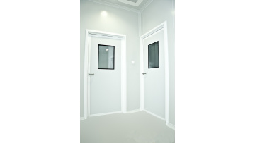 interlocking clean room steel door