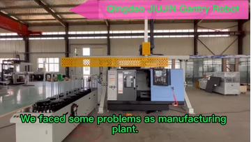 1.Gantry Robot With One CNC Machine