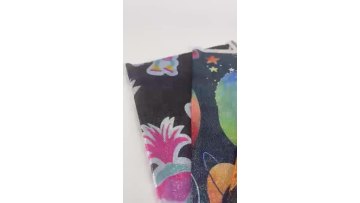 musa textile good 4ways stretch low moq colorful printing holographic glitter hologram fabric1