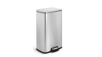 rectangle stainless steel pedal bin