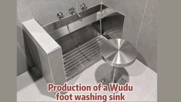 wudu foot wash sink
