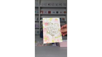 Customized High Quality Paper Printing Cards, Handmade Mother's Day Greeting Cards1