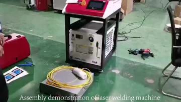Laser welding machine replacement parts display