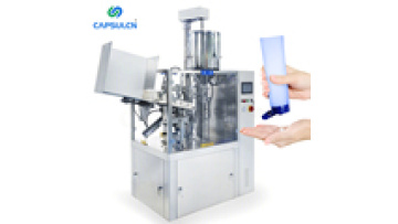 NF-60Z Fully Automatic Cosmetic Paste Cream Toothpaste Tube Filling Packaging Machine For Soft Plastic Tube1