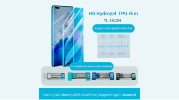 TL-168 plus HD clear hydrogel TPU film cutting