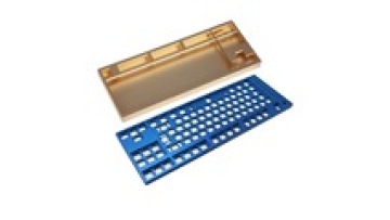 high quality Cnc Machining strict tolerance precision Parts gaming keyboards cnc Aluminum mechanical Keyboard Shell1