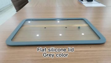 Rectangle silicone lid