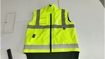 Customized Work Hi Vis Jacket Fleece Lined High Visibility Reflective Safety Vest1