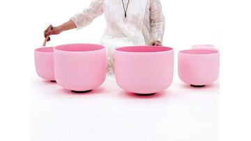 pink sound bowl