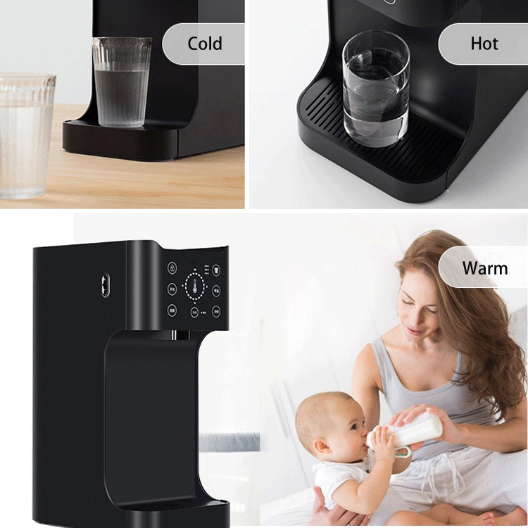 2022 New Developed Desktop Direct Pipping Instant Hot And Cold Water Dispenser Without Filter