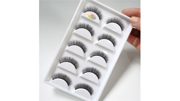 5 pairs natural looking false eyelashes