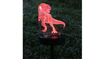 3D Tyrannosaurus Lawn Light Video.mp4