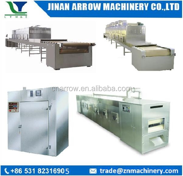 Microwave Microwave drying industrial segment and continue processing line