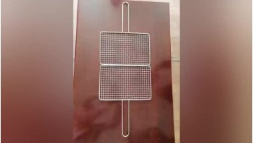 304 Stainless Steel BBQ Grill Mesh for Campfire Cooking1
