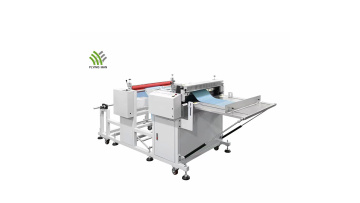 Automatic sheet cutter for flocked fabric