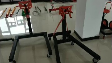 CE Certificate 2 Ton Hydraulic Foldable Shop Crane Engine Lifter Cranes1