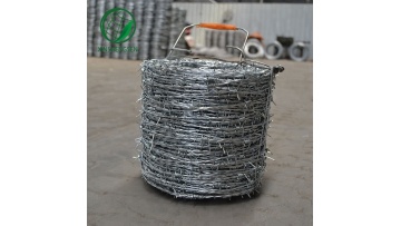 Hot selling galvanized barbed wire 3 strands direct manufactures barbed wire price meter for sale1