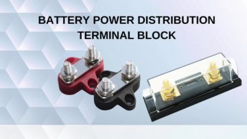 12V 48V Power Junction Block Battery Terminal Stud 1/4 Heavy Duty Bus Bar Terminal Block Connector for Car Truck Rv Marine Boat1