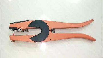 New Frosted non-slip red applicators for animal ear tag handheld plier1