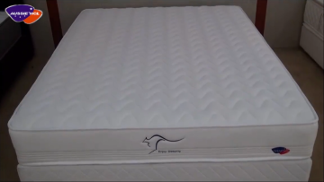 Sleepwell fireproof double pillow top king size super soft foam sponge compressed pocket spring use hotel mattress1