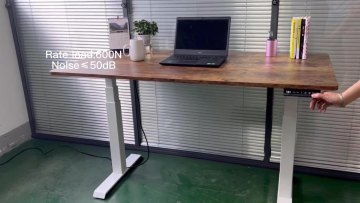 Well Priced Three Stages Dual Motor With Fast Charging Type C Port Office Height Adjustable Computer Table1