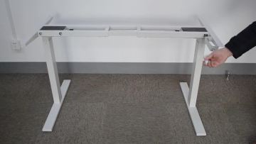 Manual Automatic Electrical manual-height Adjustable Work crank handle Standing Desk Frame1