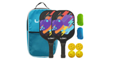 Loki Custom Shape Edgeless Handle Material Pickleball Racket Oem High Quality Usapa Pickleball Paddle Fiberglass1