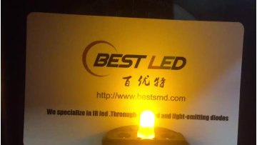 5mm candle LED with Deep Diffused Lens