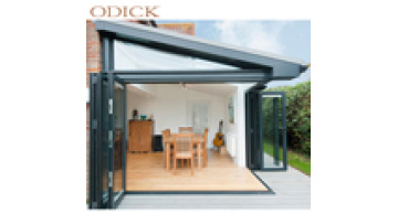 Folding Doors Double Glazed Bedroom Bifold Doors Glass Foldable As2047 Interior Exterior Door Tempered Aluminum Waterproof ODICK1