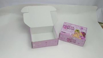 Luxury pink cosmetic mailer box