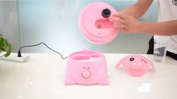 Cute Pink Pig Cold Mist 4.0L Large Capacity Ultrasonic Cool Mist Humidifier 500 Sq Ft Coverage Air Humidifier  Home Bedroom1