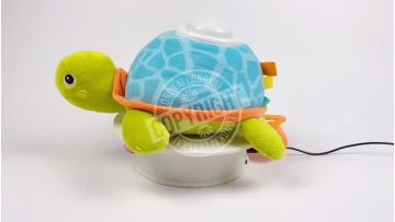 Turtle plush with light and sound