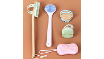 High Quality LFGB Approved Body Sponge Scrub Silicone Sponge Bath Brush1