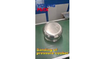 pressure cooker bottom polish sanding